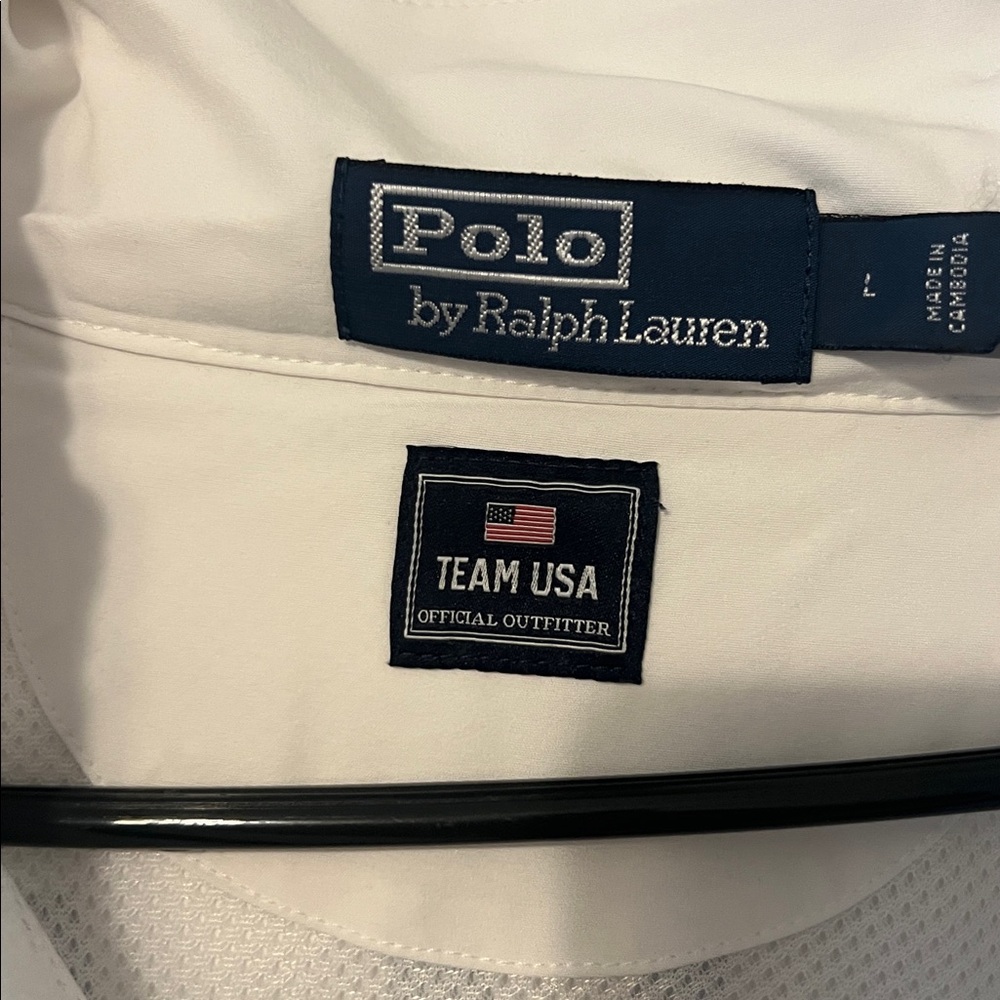 Ralph Lauren Polo Team USA White and Navy Jacket - Picture 3 of 6